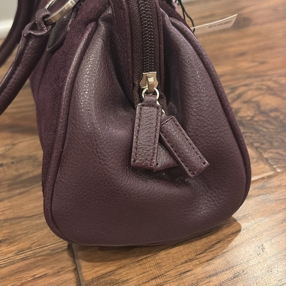 New York & Company dark purple Suede purse - Picture 3 of 4